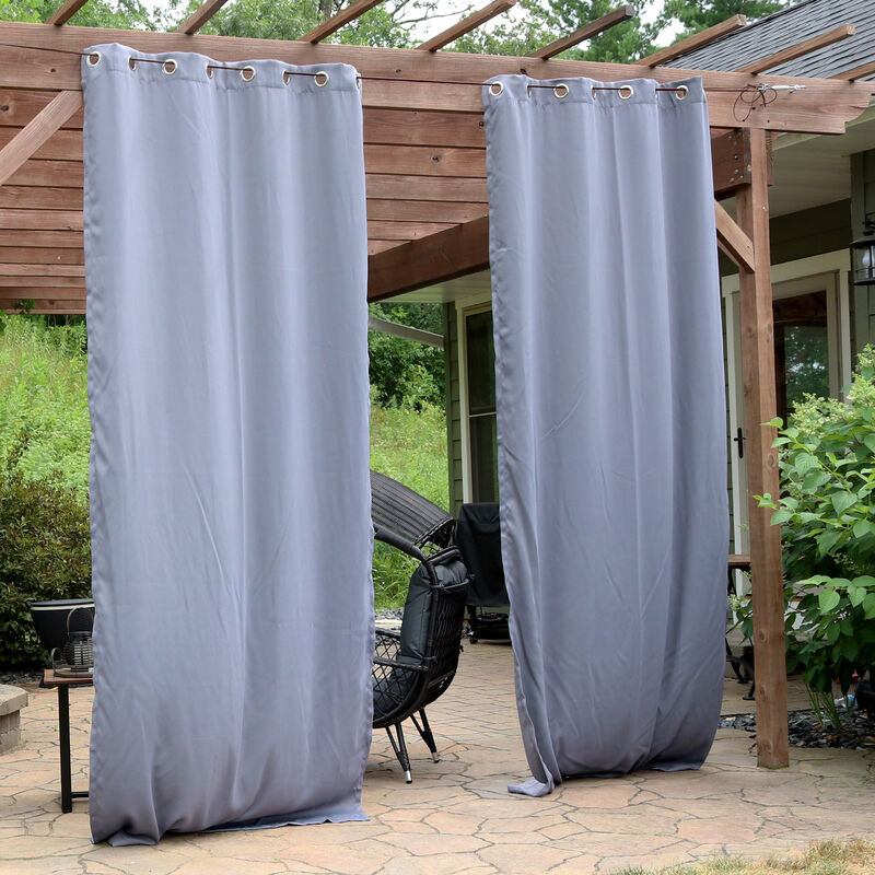 Sunnydaze Outdoor Blackout Curtain Panel - 52 in x 120 in