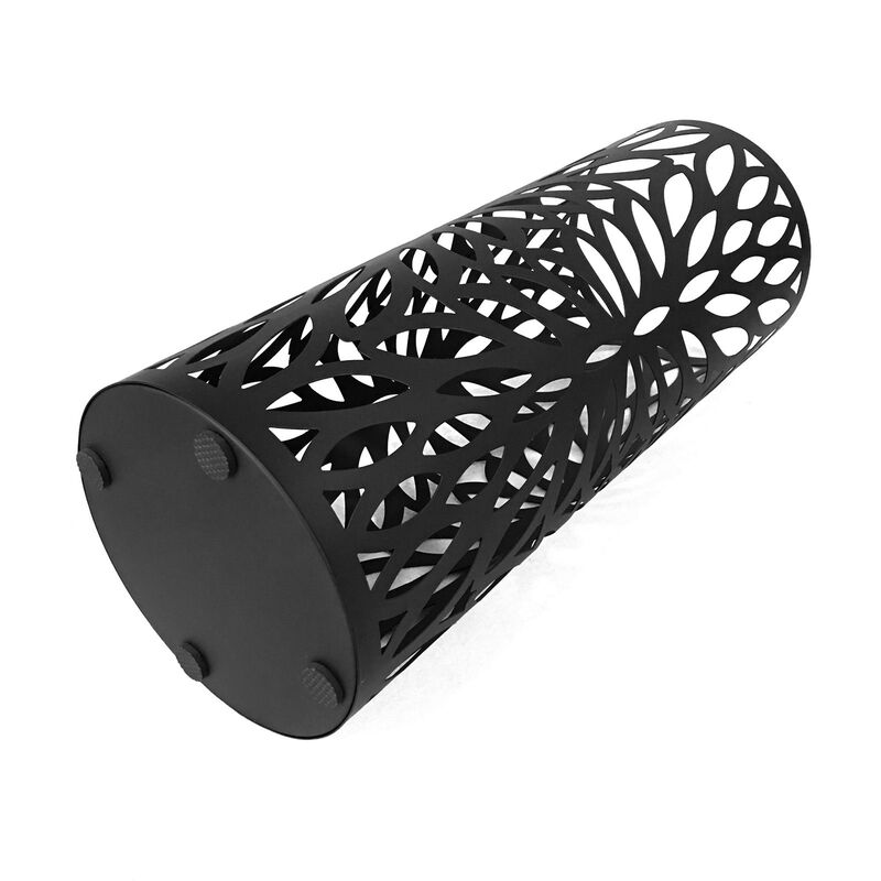 Umbrella Stand Rack Free Standing for Canes Walking Sticks 2 Hooks- Black