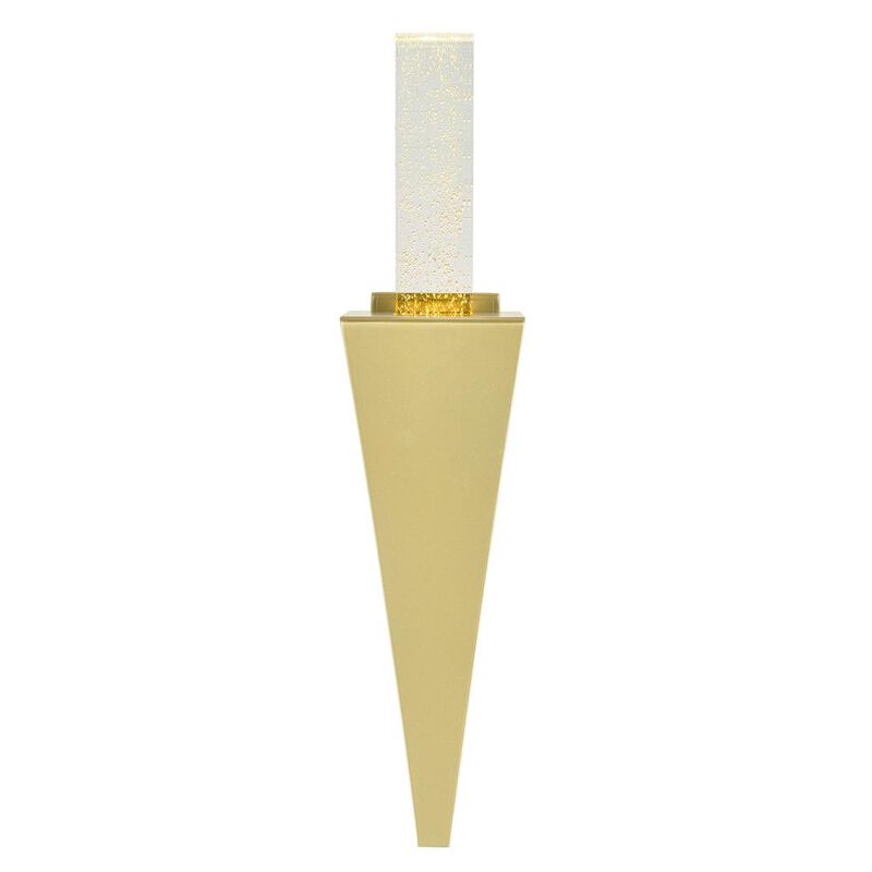 CWI Lighting Catania Integrated LED Satin Gold Wall Light