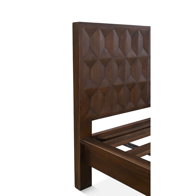 World Interiors Lisbon King Bed in Royal Brown