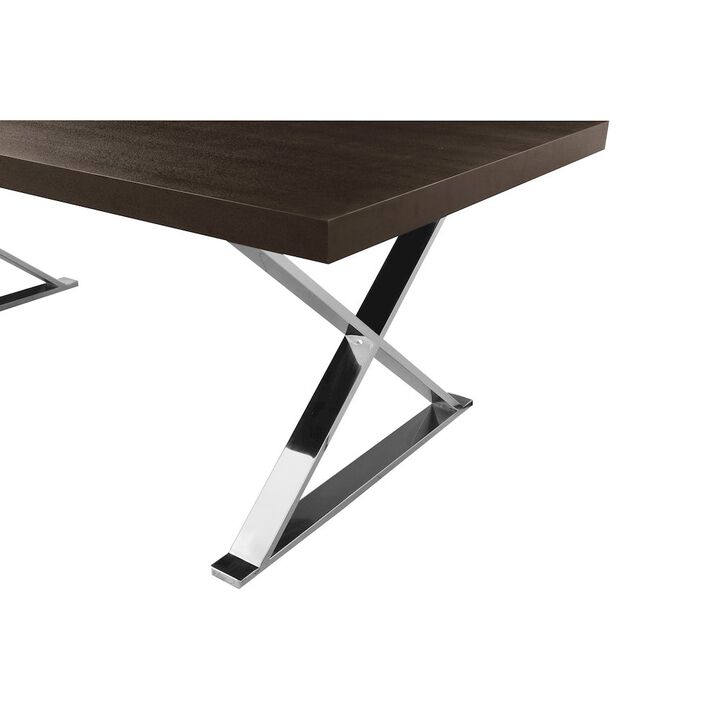 Pangea Home Alexa Dining Table Espresso