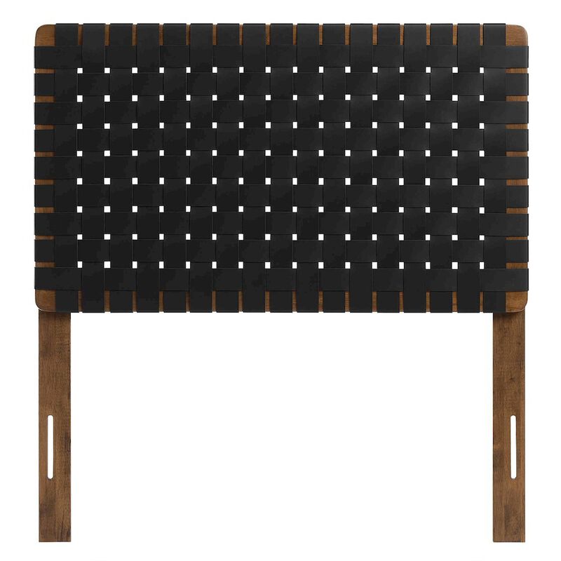 Sparta Weave Vegan Leather Twin Headboard image number 0