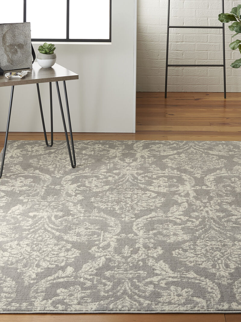 Jubilant JUB09 Gray 5'3" x 7'3" Rug