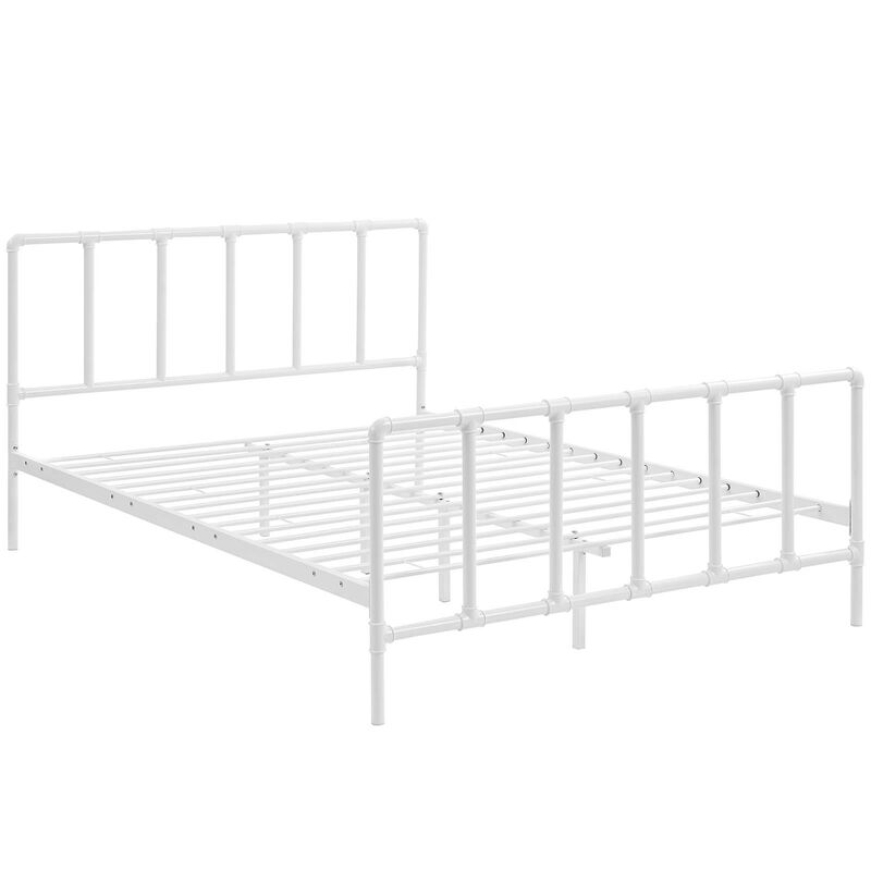 Modway - Dower Queen Stainless Steel Bed image number 2