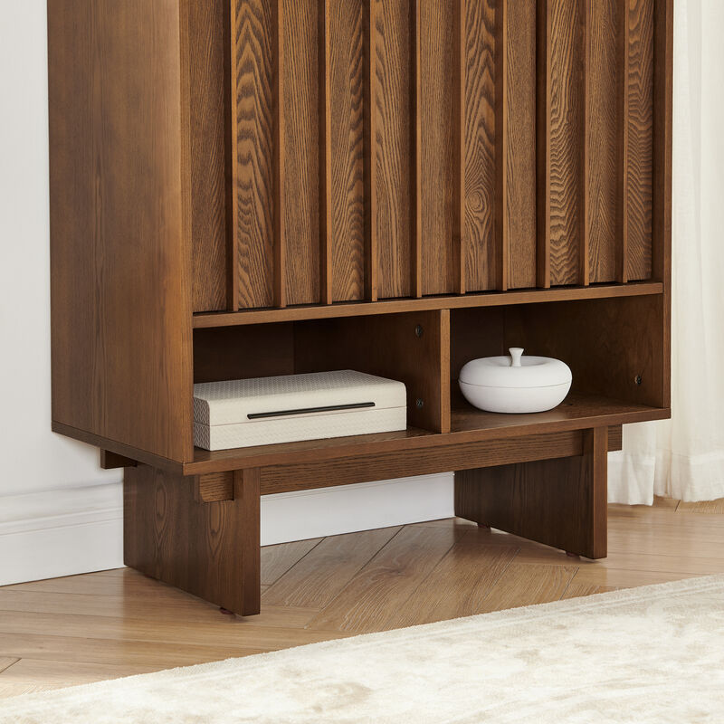 Harjas 3 Doors Mid Century Modern Buffet image number 6