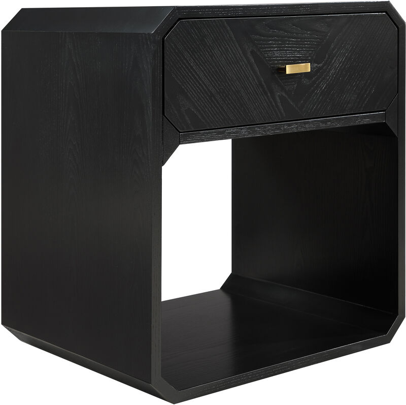 Meridian Furniture Parker Black Ash Veneer Night stand image number 6