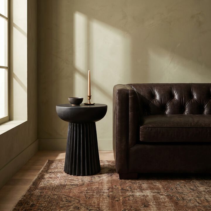 Magnesium Oxide Side Table, Cream