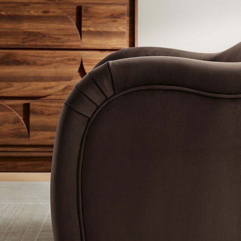 Compose Performance Velvet Accent Chair image number 8