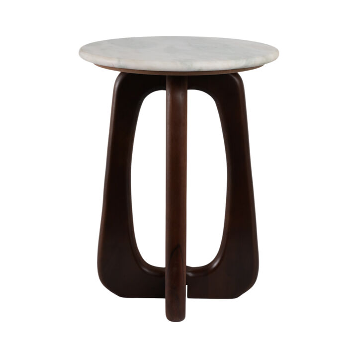 Marble Top Accent Table