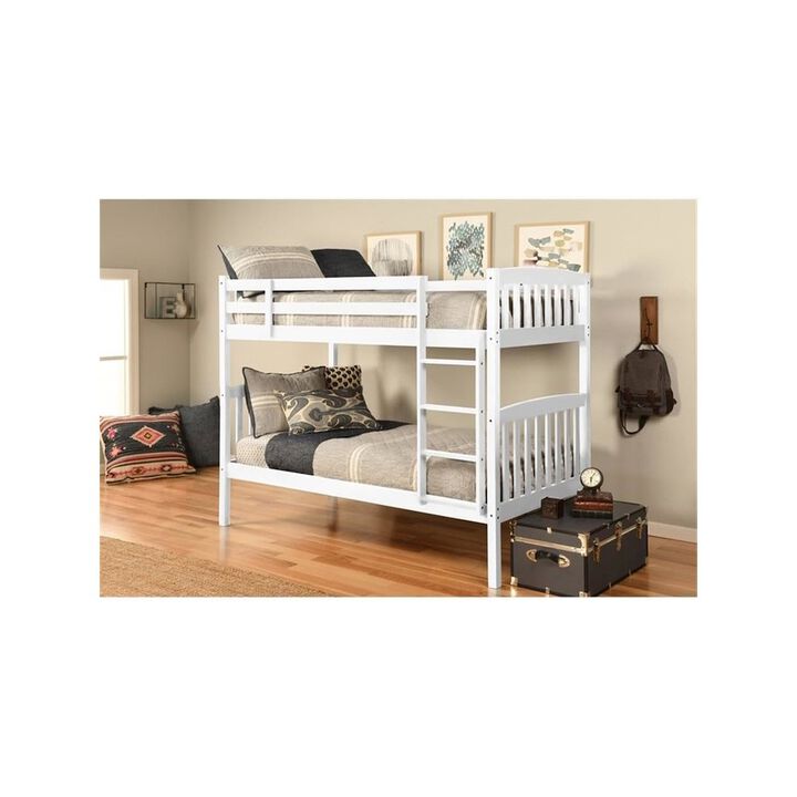 KODIAK Claire Twin over Twin Wood Bunk Bed-Mattresses Not Included