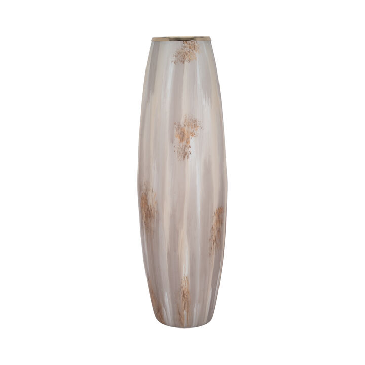 31" Curved Glass Vase