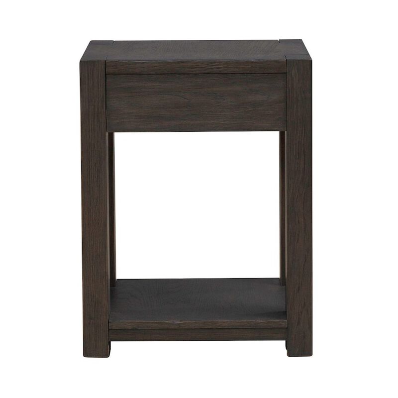 Liberty Furniture Lennox Hill Living Room Chairside Table  - Bark image number 4