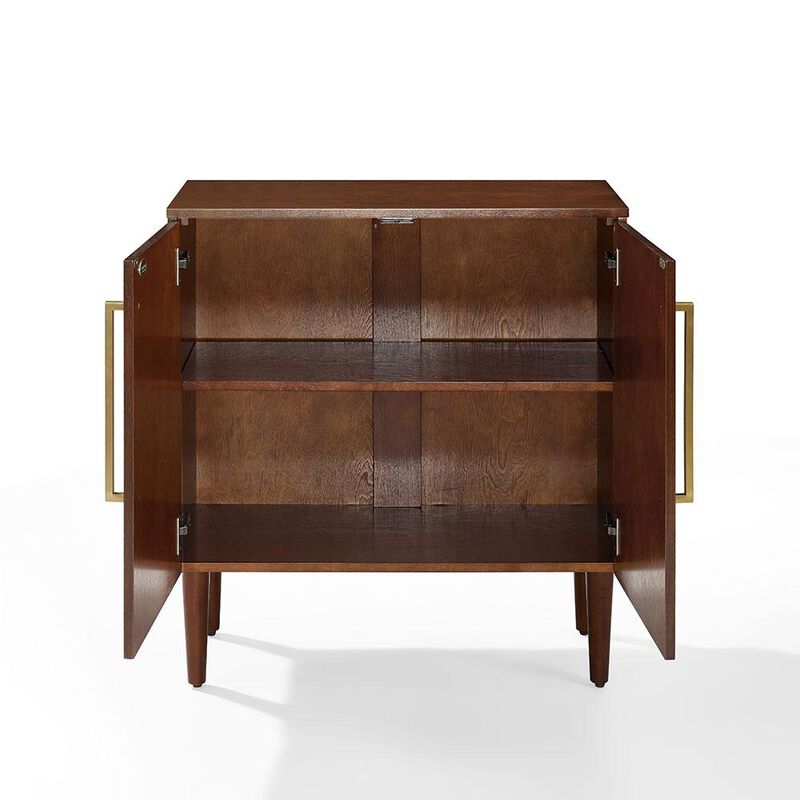 Crosley Furniture Everett Accent Cabinet Mahogany