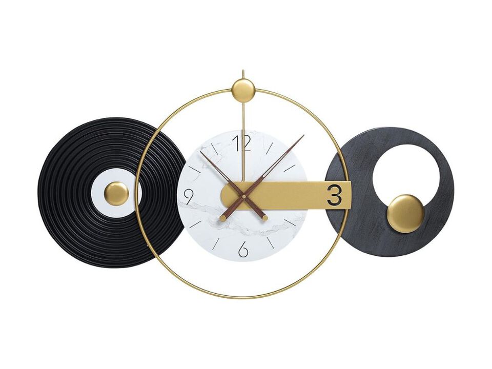 36x20 Inch Large Silent Wall Clock - Modern Non-Ticking Decor for Home & Office