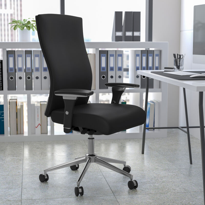 HERCULES Series 24/7 Intensive Use 300 lb. Rated Mesh Multifunction Ergonomic Office Chair with Seat Slider image number 4