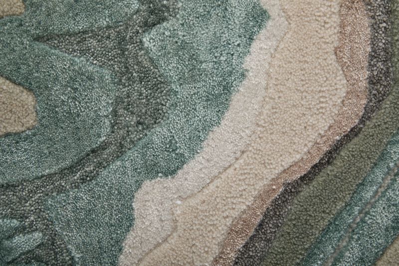 Maridian 8A70F Green 5' x 8' Rug image number 5
