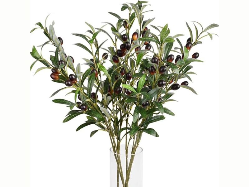 3 Piece Green Artificial Greenery Stems Outdoor Home Decor image number 0