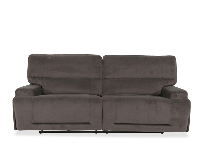 Dark Gray Power Reclining Sofa