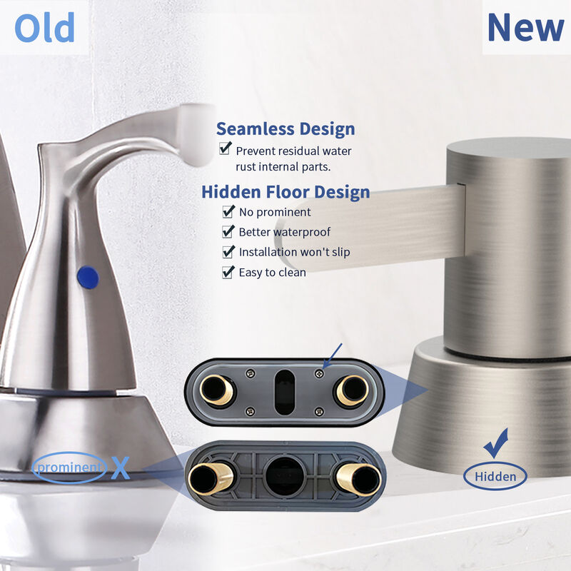 2-Handle Centerset Bathroom Faucet in Matte Black for RV and Vanity Sinks