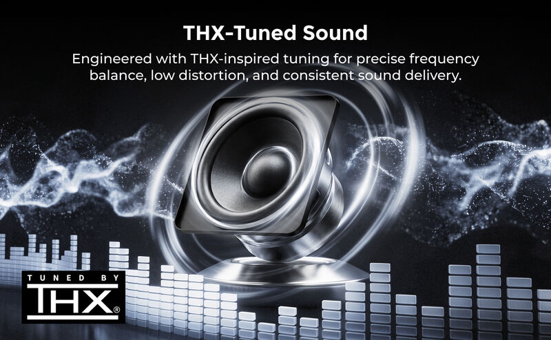 ULTIMEA Skywave X series 9.2.6 THX-Tuned Wireless Surround Sound System w/Dolby Atmos & DTS:X,Dual 10"Subwoofers,2000W Peak Power,8K Pass-Through image number 3