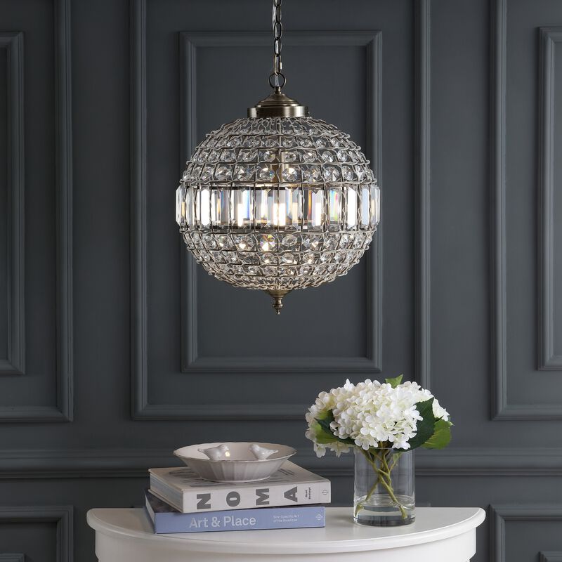 Georgina Crystal/Metal LED Pendant Pendant