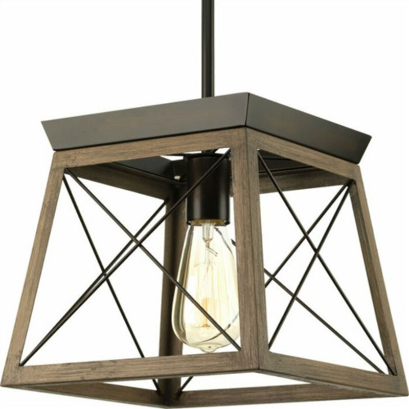 Dimmable Geometric Lantern Chandelier &ndash; Elegant Pendant Light for Dining Room & Living Room