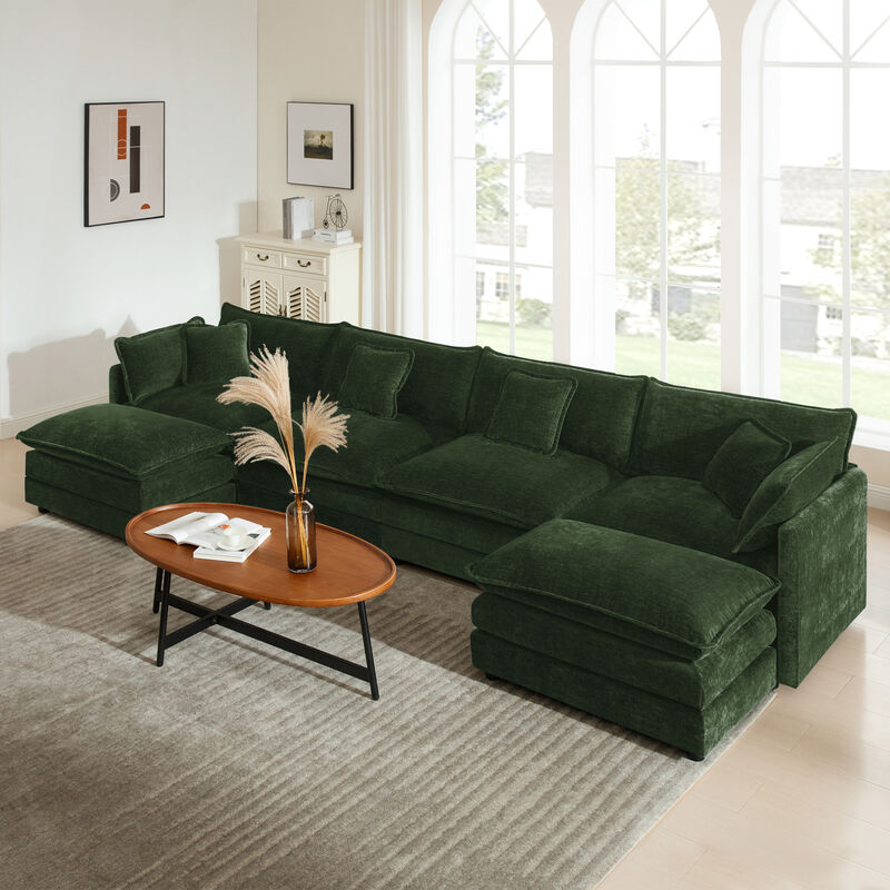 Ponisp U-Shape Sectional Sofa image number 2