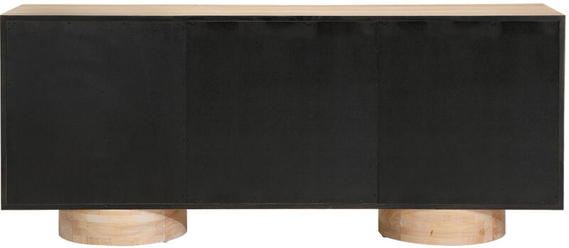 Meridian Furniture Bubble Natural Rubberwood with Oak Veneer Sideboard/Buffet image number 3