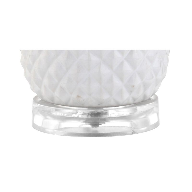 Pineapple Ceramic LED Table Lamp