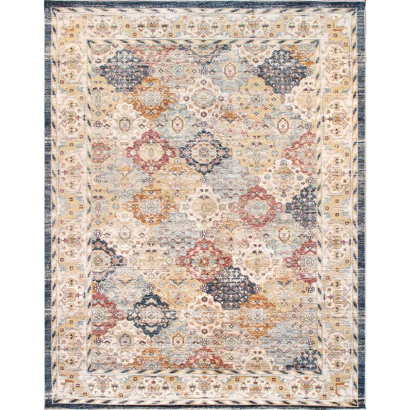Pasargad Home Turkish Heritage Design L. Blue Area Rug