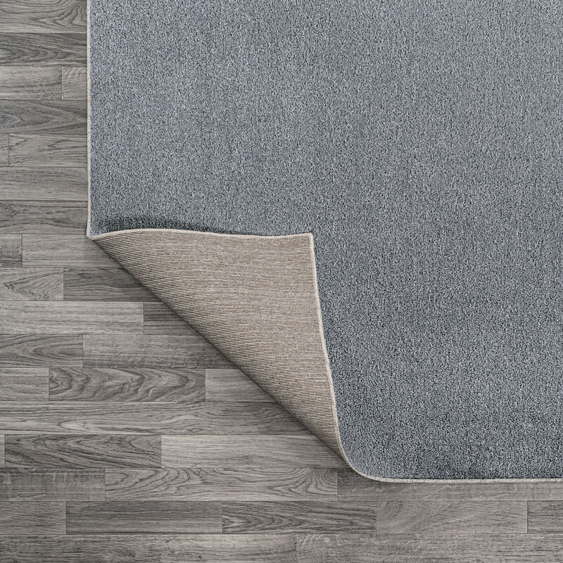 Twyla Classic Solid Low-Pile Machine-Washable Area Rug