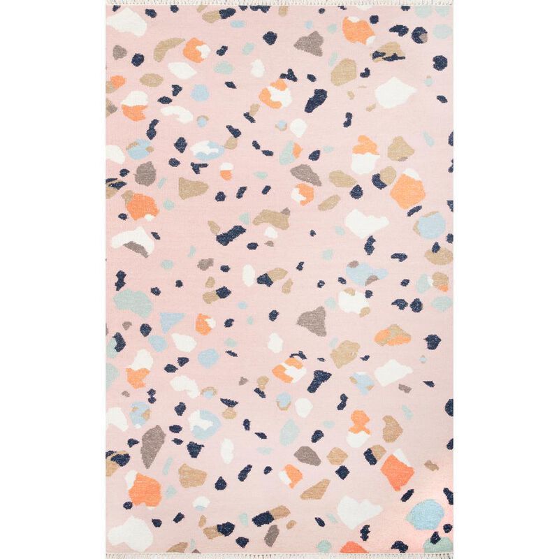 Novogratz Contemporary Rectangle Area Rug, Pink, 2' X 3'