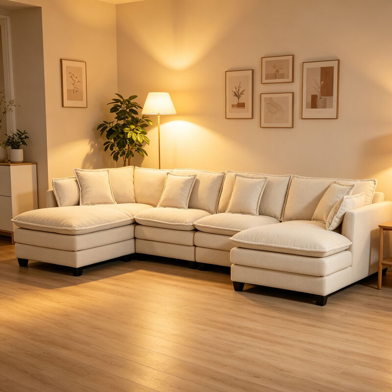 Pamcam 4 seat Sectional Sofa image number 1