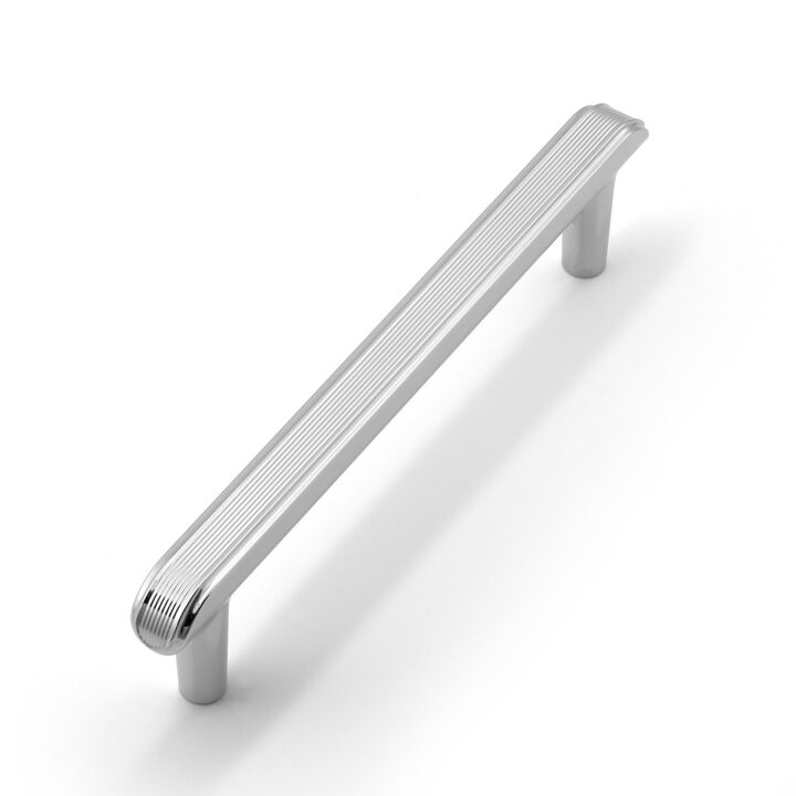 Hestia Hardware 10 Pack 3.75 Inch Modern Embossed Luxury Cabinet Handles