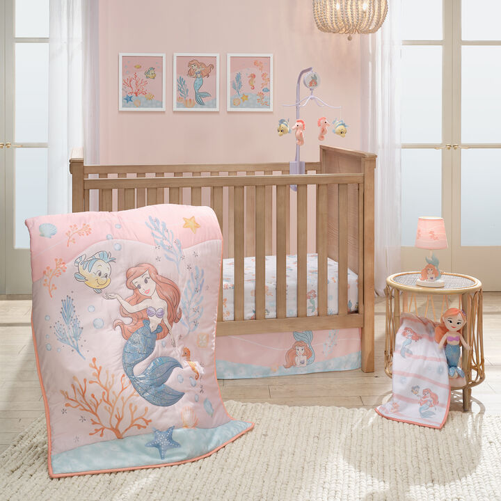 Bedtime Originals Disney Baby The Little Mermaid 3-Piece Baby Crib Bedding Set