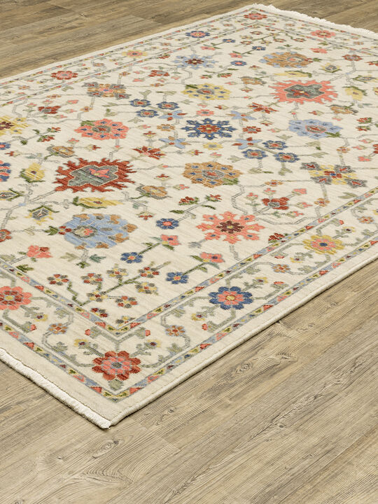 Lucca 2' x 6' Ivory Rug