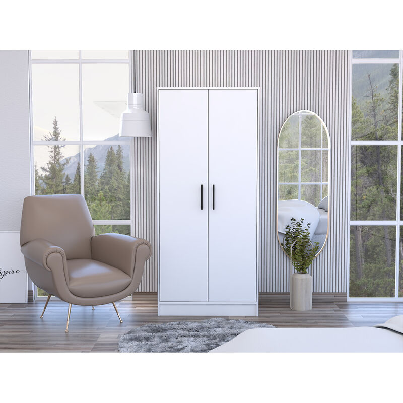 Streamdale Conway Rectangle Armoire White image number 1