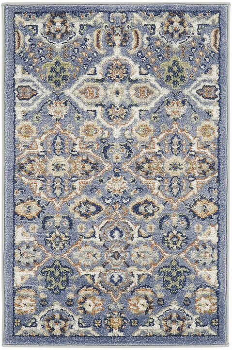 HomeRoots Floral Power Loom Area Rug