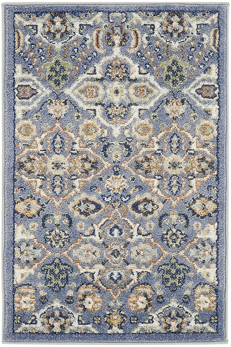 HomeRoots Floral Power Loom Area Rug image number 0