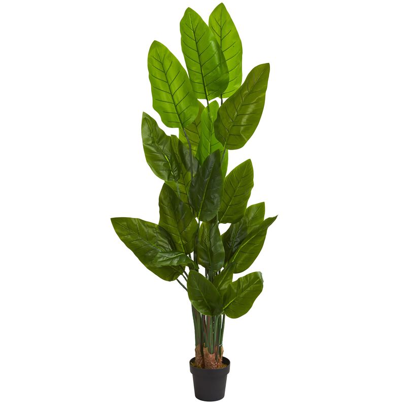 Hivvago 6 Feet Canna Artificial Tree