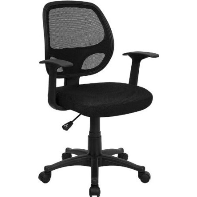 Hivvago Black Mesh Mid-Back Office Chair