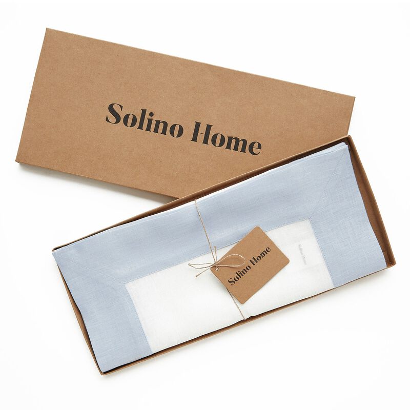Solino Home 100% Pure Linen Table Runner - Contempo