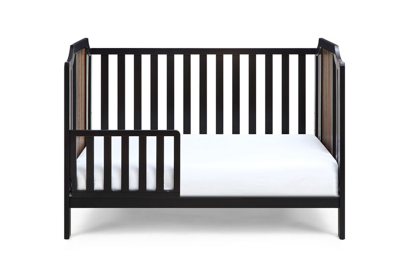 Suite Bebe Brees 3-in-1 Convertible Island Crib Black/Brownstone