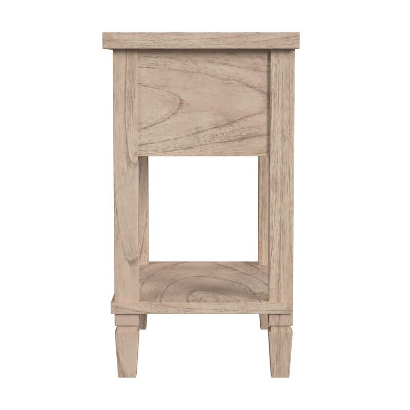 Butler Specialty Flagstaff 1-Drawer Cane Nightstand, Natural