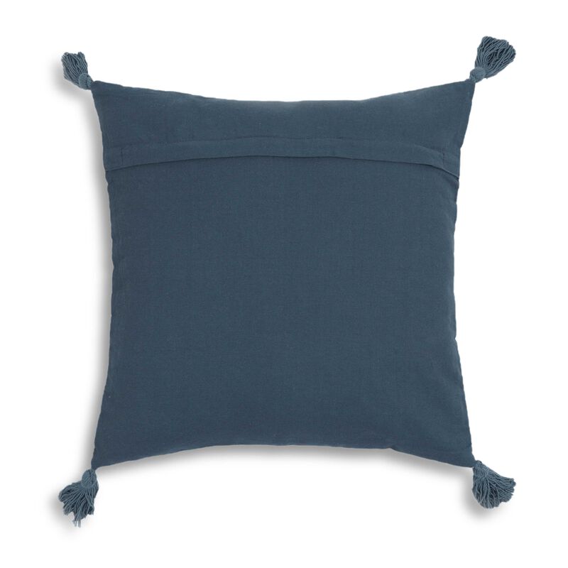 Blossom Printed Cotton Tassel 20 Inch Accent Cushion