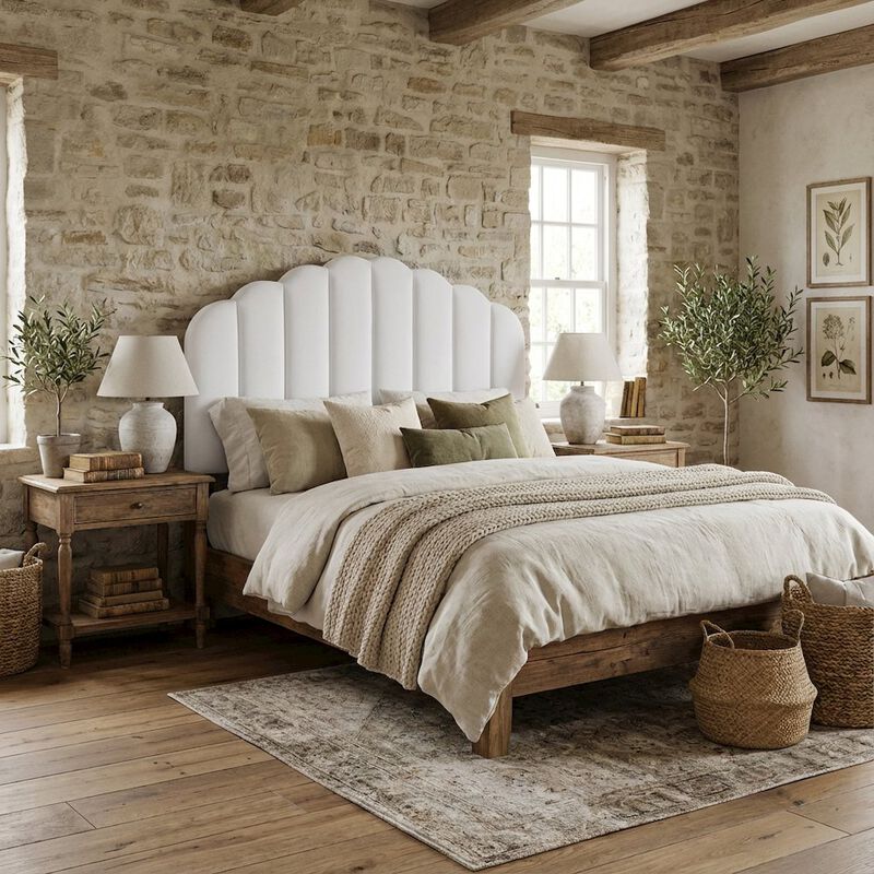 Performance Velvet Full/Queen Headboard in Plush Upholstery, Sturdy Frame Design image number 3