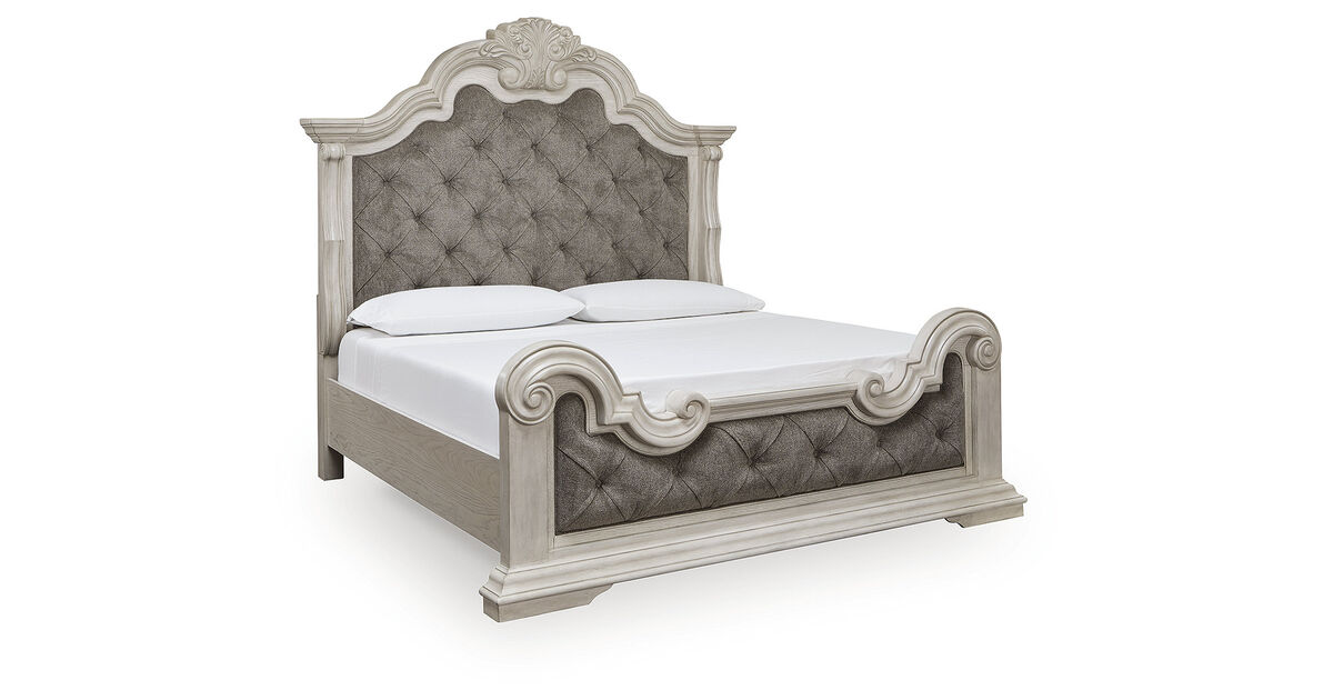 Andonhall King Upholstered Panel Bed