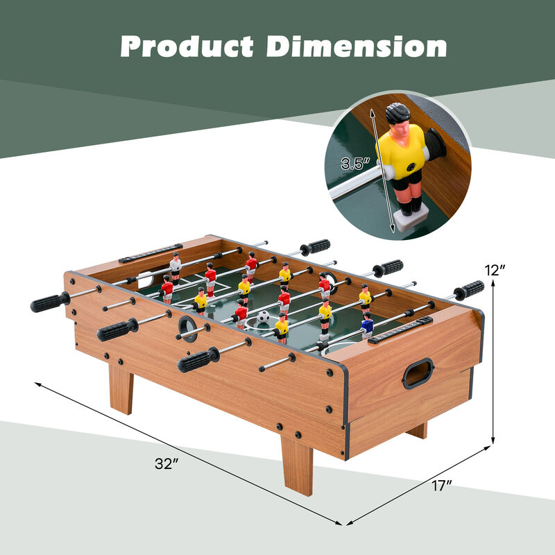 Multi Game Table with Foosball Pool Hockey and Table Tennis for Kids and Adults-Natural image number 2