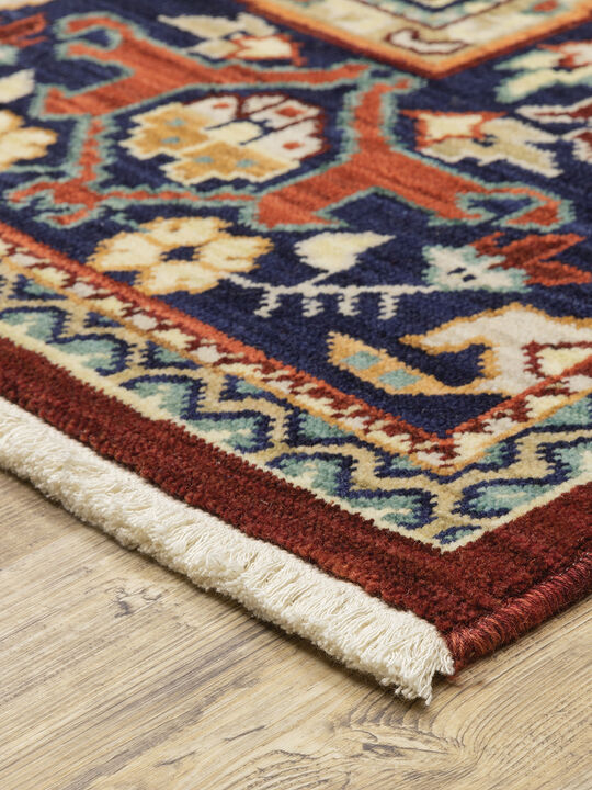 Lilihan 3'3" x 5' Red Rug