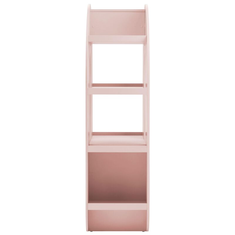 Modway Daydream 58" Tall Arched Cabinet Bookshelf &ndash; Whimsical Ripple Bookcase with Open Storage and Display for Kids Rooms, Bedrooms, and Playrooms image number 5